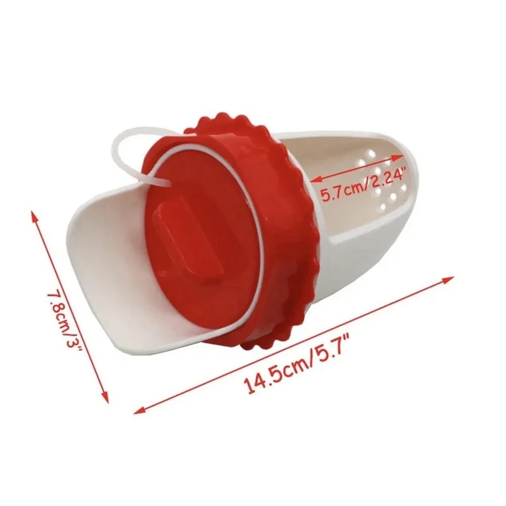 6-Pack DIY Chicken Feeder Kit + Hole Saw & Plug No-Waste Rain-Proof Poultry Bird